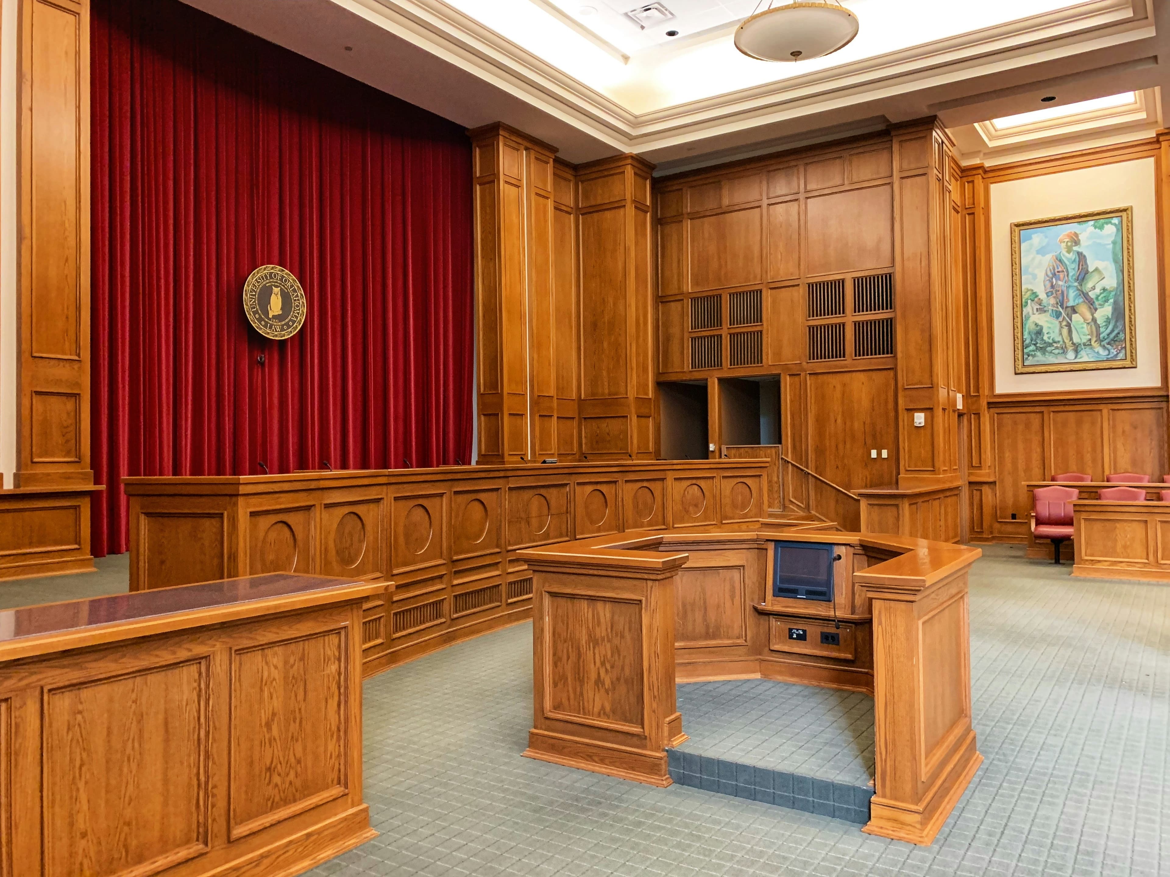 Courtroom interior